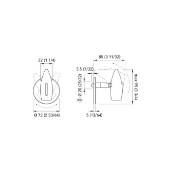 FARETTO ORIENTABILE NICOLE