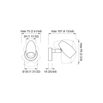 FARETTO ORIENTABILE OLIVIA