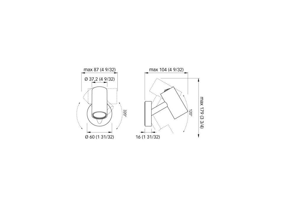 FARETTO ORIENTABILE ROBIN