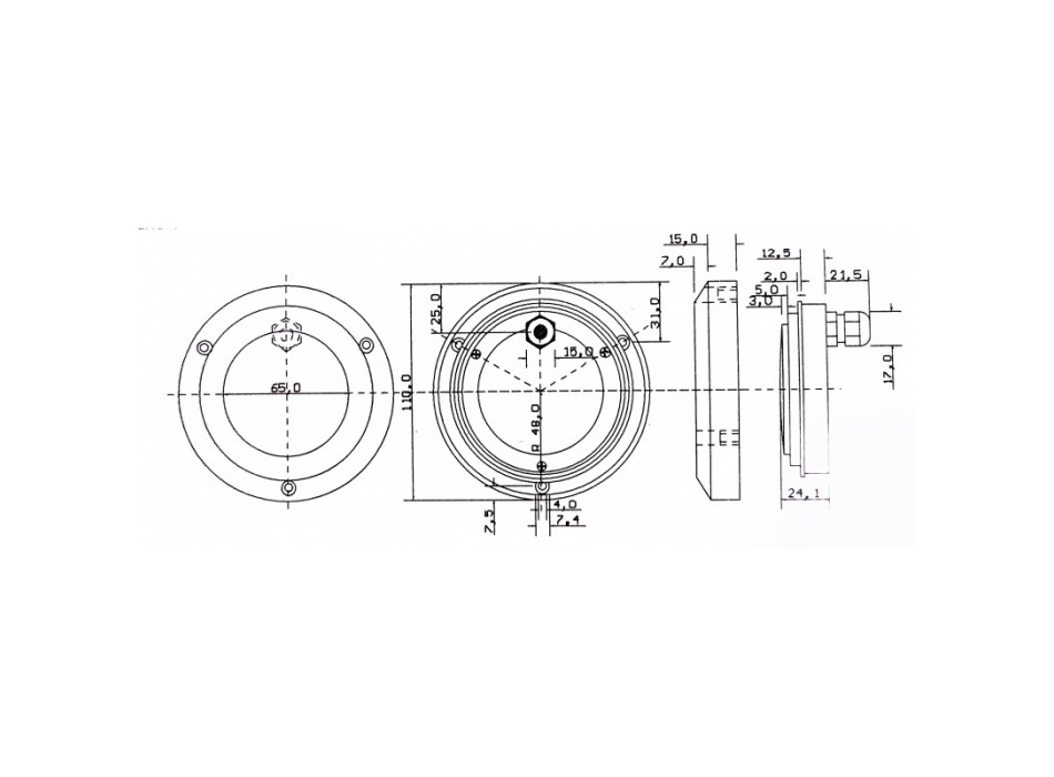 FARETTO SUBACQUEO LUCE BIANCA