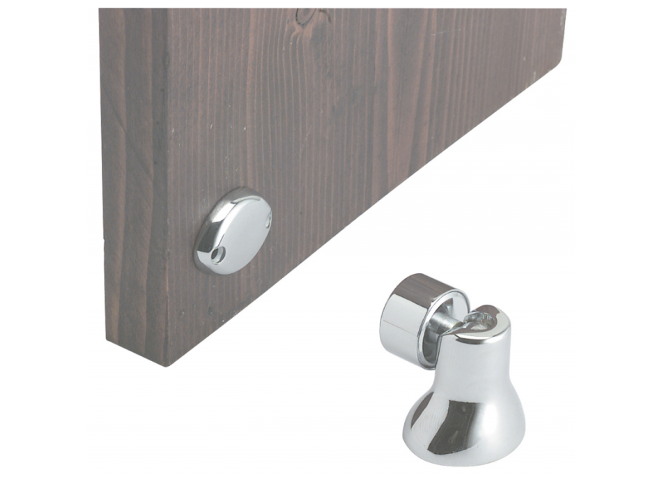 FERMA PORTA MAGNETICO OTTONE LUCIDO