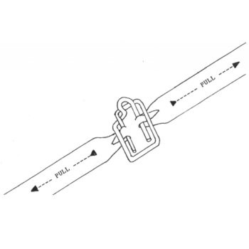 FIBBIA BLOCCA REGGETTA - CF 100 PEZZI