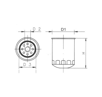 FILTRO OLIO YANMAR 127695-35150
