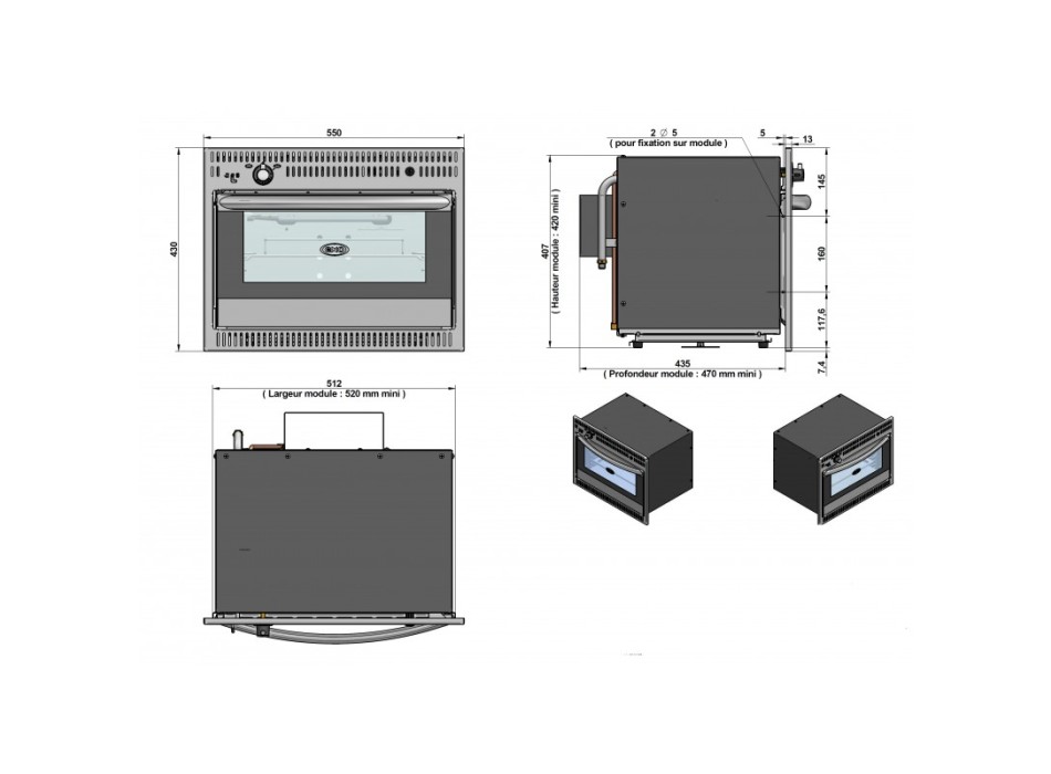 FORNO PERIGORD CON GRILL