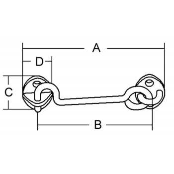 GANCETTO  DOPPIO SNODO MM.65