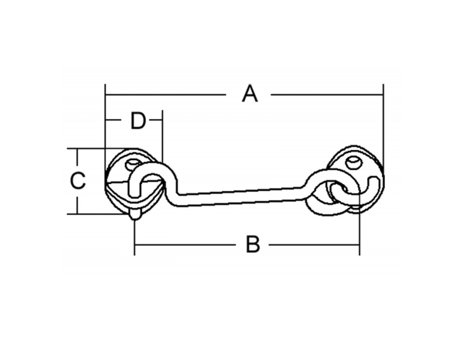 GANCETTO  DOPPIO SNODO MM.65
