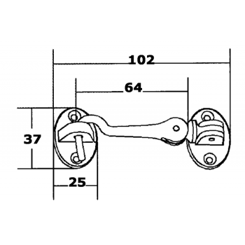 GANCETTO INOX 316 A DOPPIO SNODO