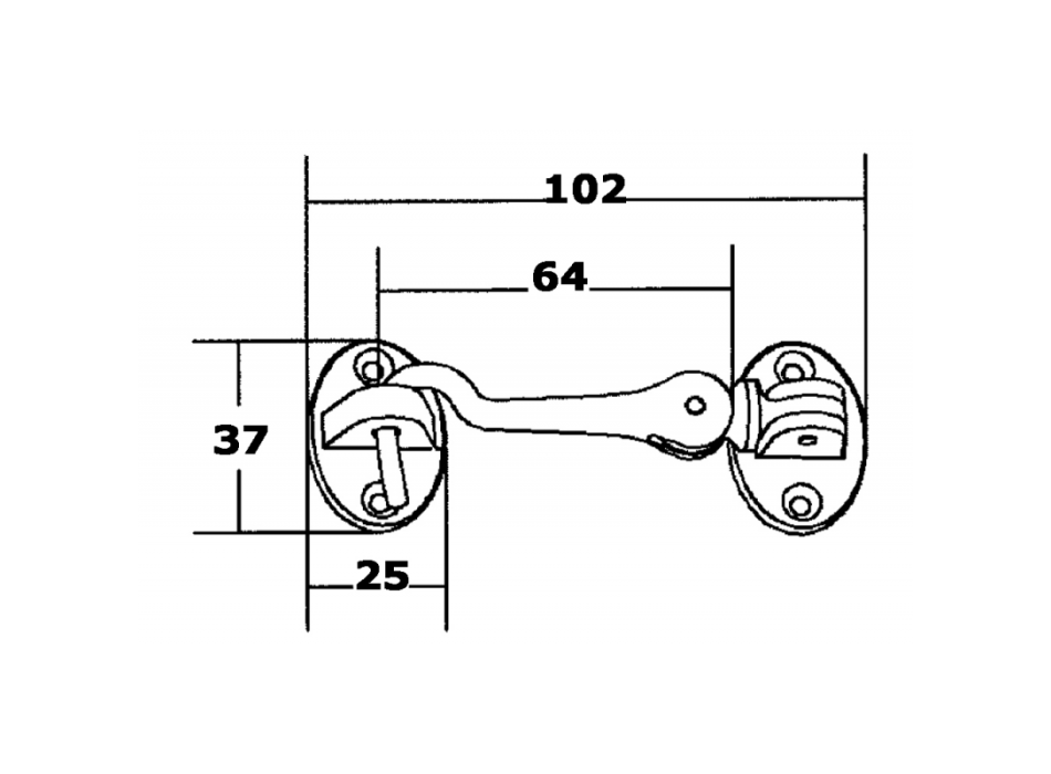 GANCETTO INOX 316 A DOPPIO SNODO