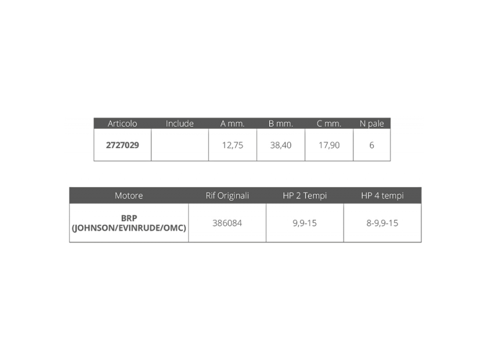 GIR. JOHONSON/EV. 2/4T 8-9,9-15 HP