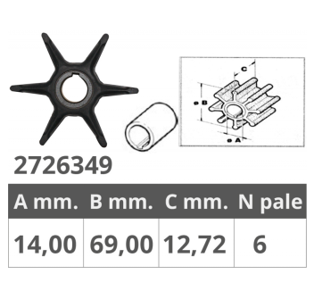 GIRANTE EVINRUDE 2T 9.5-10HP