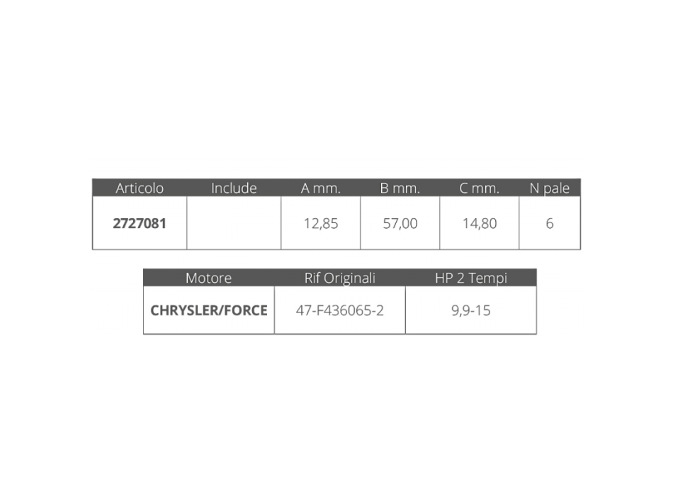 GIRANTE FORCE 2T 9,9-15 HP