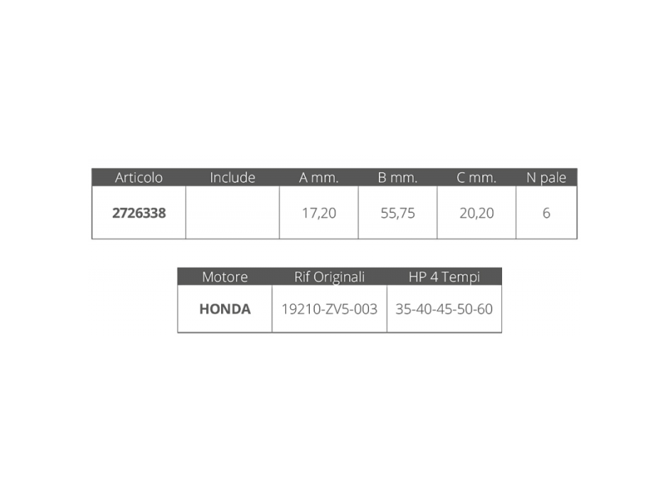 GIRANTE HONDA 4T 35,40,45,50HP