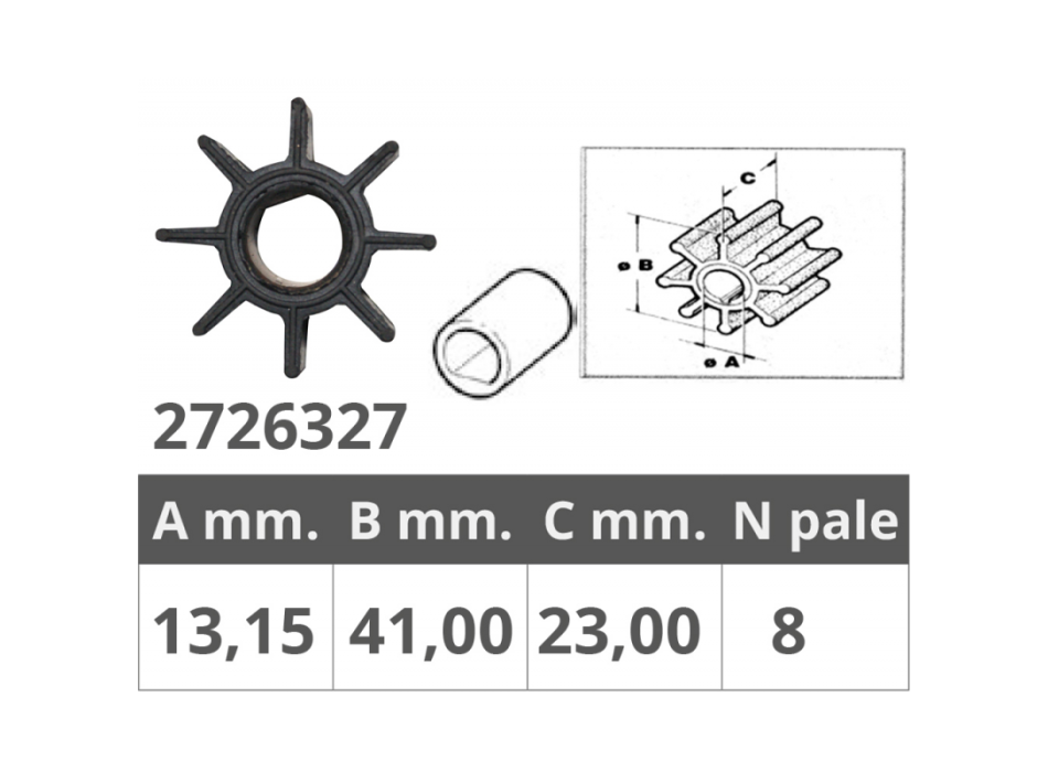GIRANTE HONDA 4T 5-7,5-8-10 HP