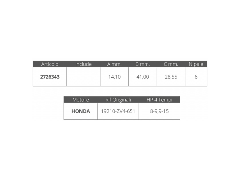 GIRANTE HONDA 4T 8-9-15HP