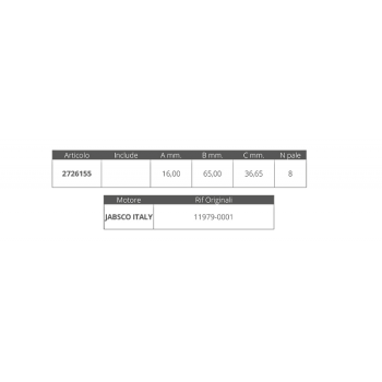 GIRANTE JABSCO 11979-0001