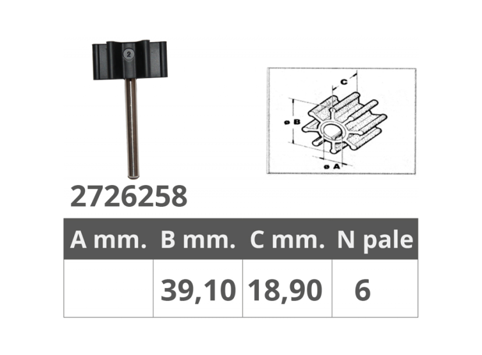 GIRANTE JABSCO 17255-0003