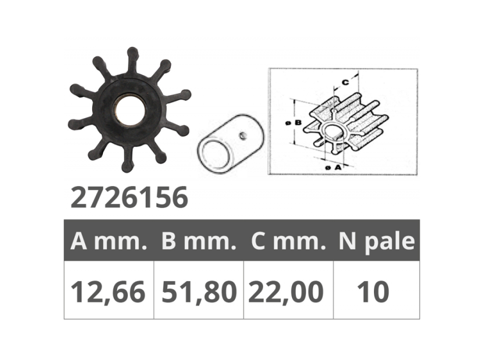 GIRANTE JABSCO 18673-0001