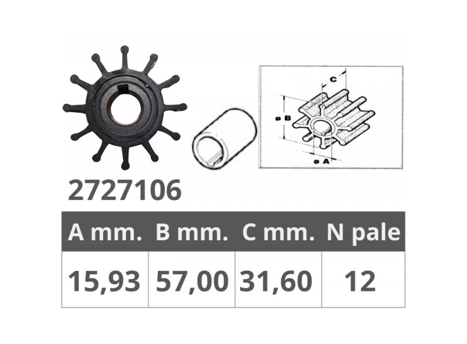 GIRANTE JABSCO 4568-JOHN.09-801B