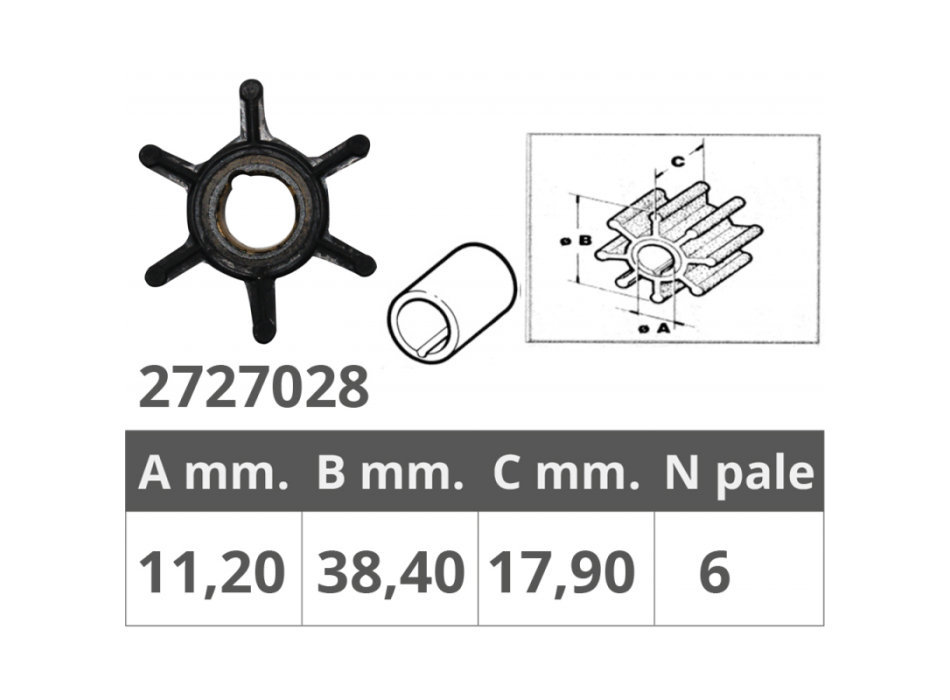 GIRANTE JOHNSON/EV. 2/4T 4/8 HP