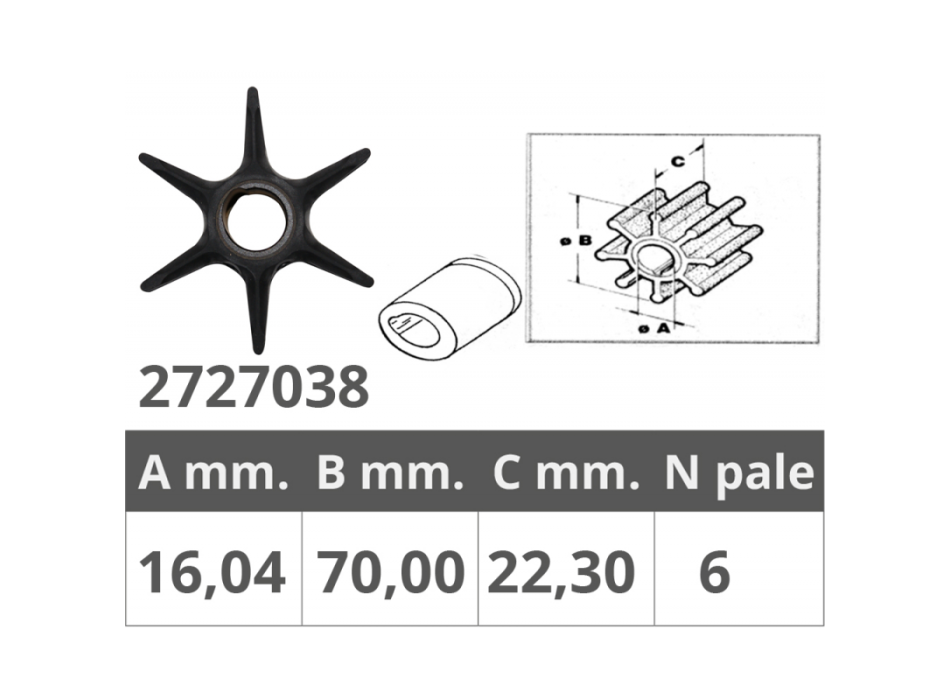 GIRANTE JOHNSON/EV. 2T 40-48-50 HP