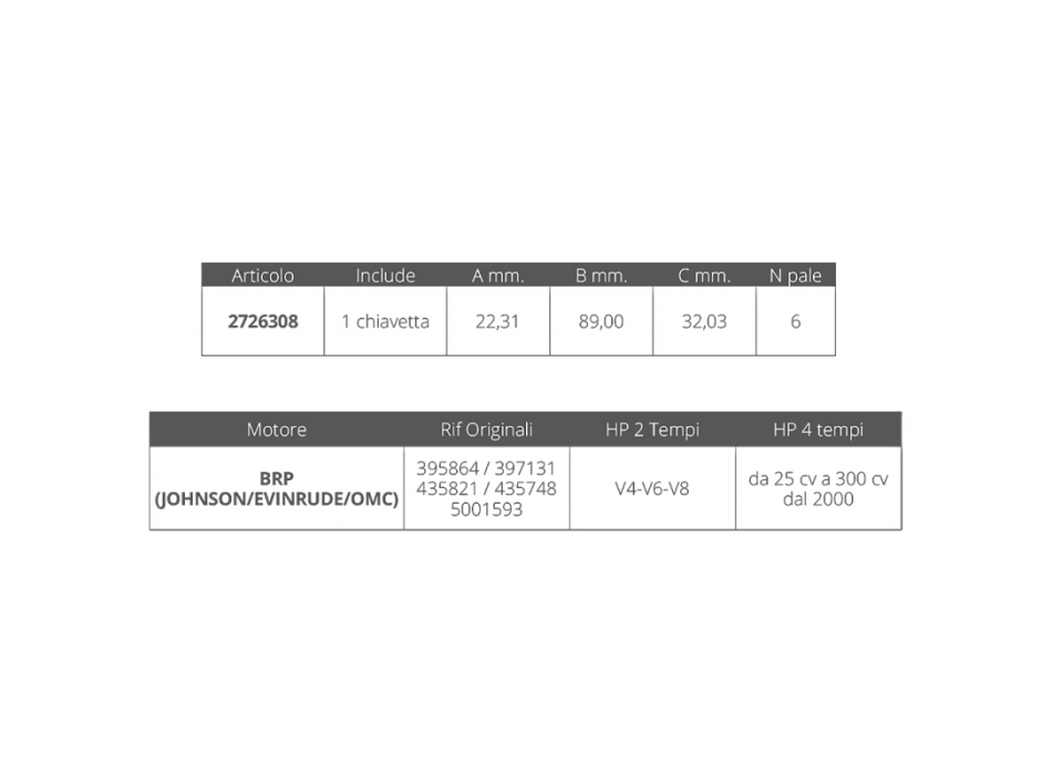 GIRANTE JOHNSON/EV. 2T V4-V6