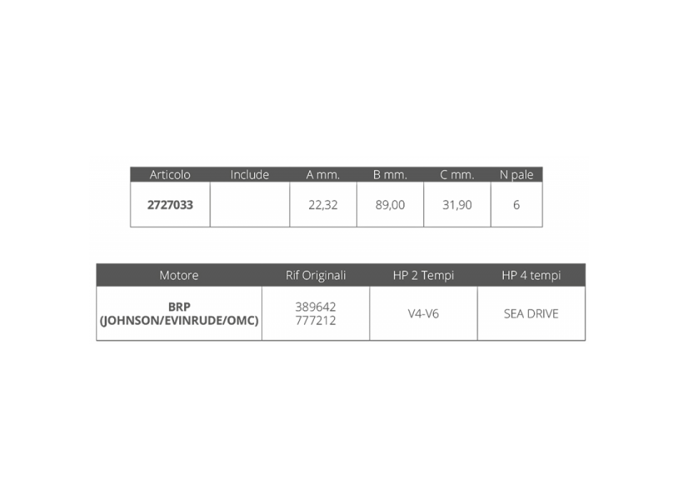 GIRANTE JOHNSON/EV. 2T V4-V6