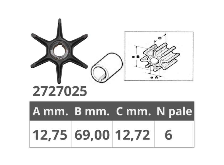 GIRANTE JOHONSON/EV 2T 10-25 HP