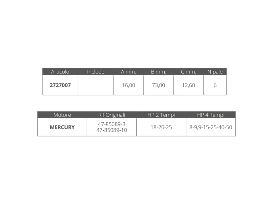 GIRANTE MERCURY 2/4T 18-50 HP