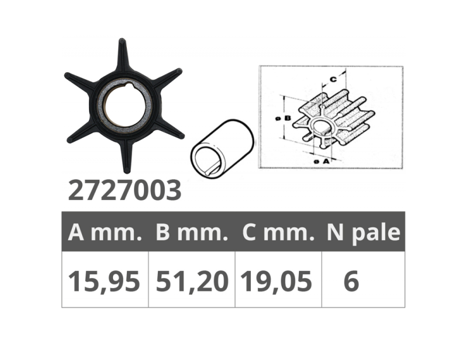 GIRANTE MERCURY 2T 20 HP