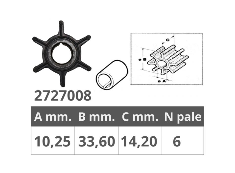 GIRANTE MERCURY 2T TOHATSU 2/4T