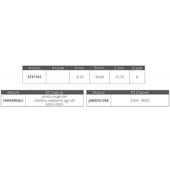 GIRANTE NITRILICA ORIGINALE JABSCO