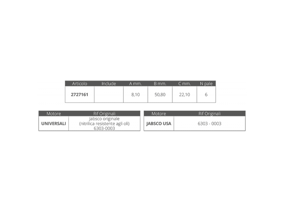 GIRANTE NITRILICA ORIGINALE JABSCO