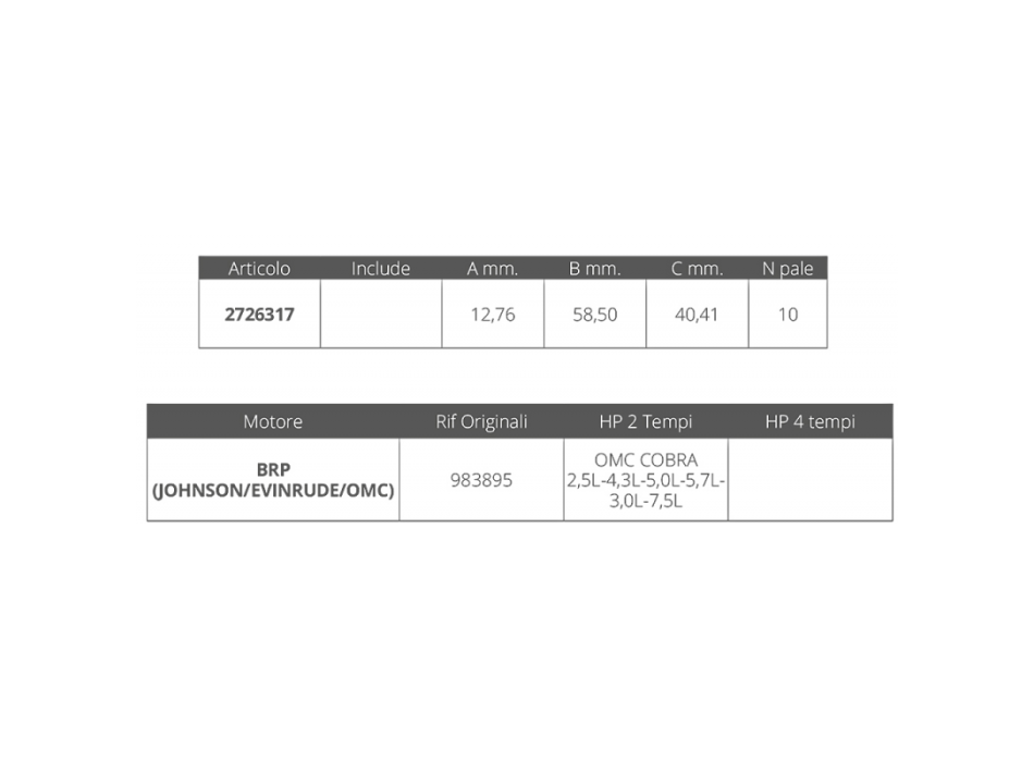 GIRANTE OMC RIF.OR.983895