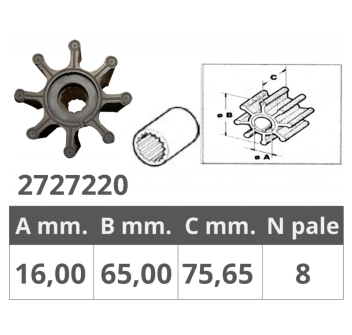 GIRANTE ORIGINALE JABSCO 17018-0001B