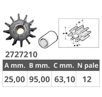 GIRANTE ORIGINALE JABSCO 17935-0001-0003