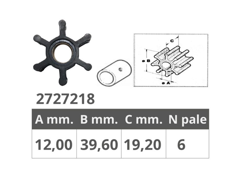GIRANTE ORIGINALE JABSCO 22405-0001