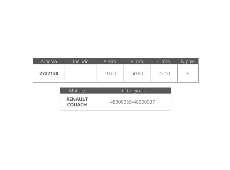 GIRANTE RENAULT 48300037/55