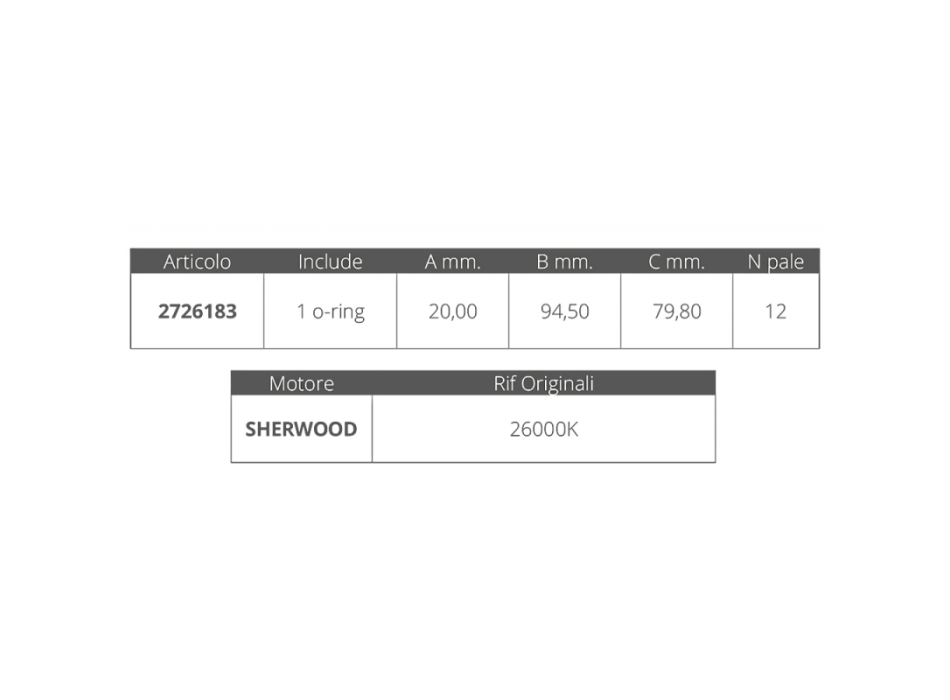 GIRANTE SHERWOOD 26000K
