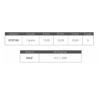 GIRANTE SOLE' 312.11.008