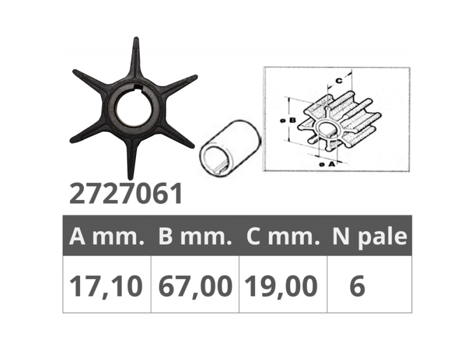 GIRANTE SUZUKI 2T DT 40-50-60-65