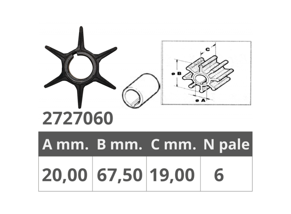 GIRANTE SUZUKI 2T DT50-60-75-85