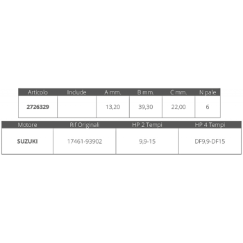 GIRANTE SUZUKI 4T 9,9-15 HP