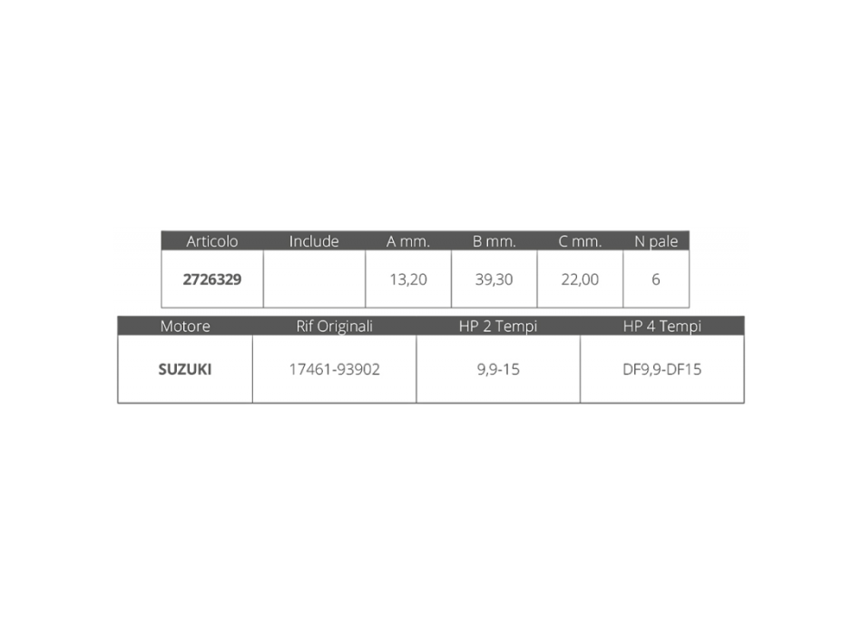 GIRANTE SUZUKI 4T 9,9-15 HP