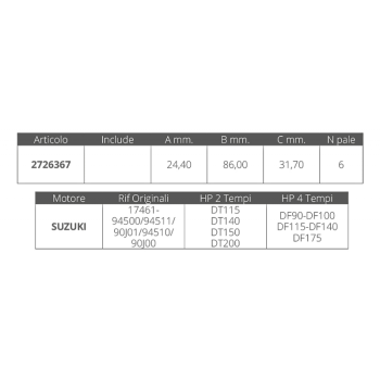 GIRANTE SUZUKI 4T 90-115 HP