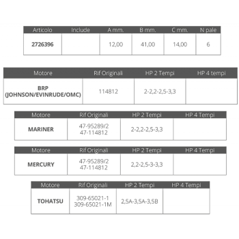 GIRANTE TOHATSU RIF. OR.3C7-65021-2