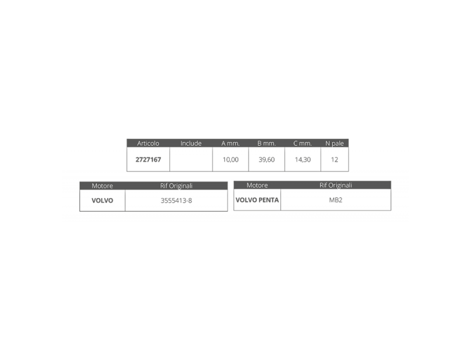 GIRANTE VOLVO 3555413-8