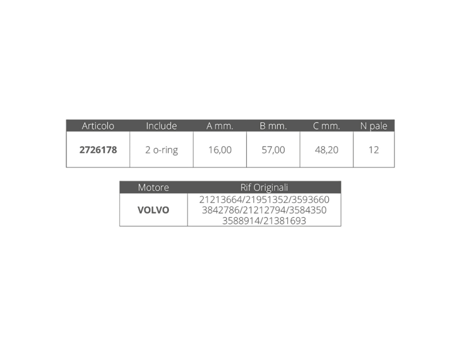 GIRANTE VOLVO 3842786