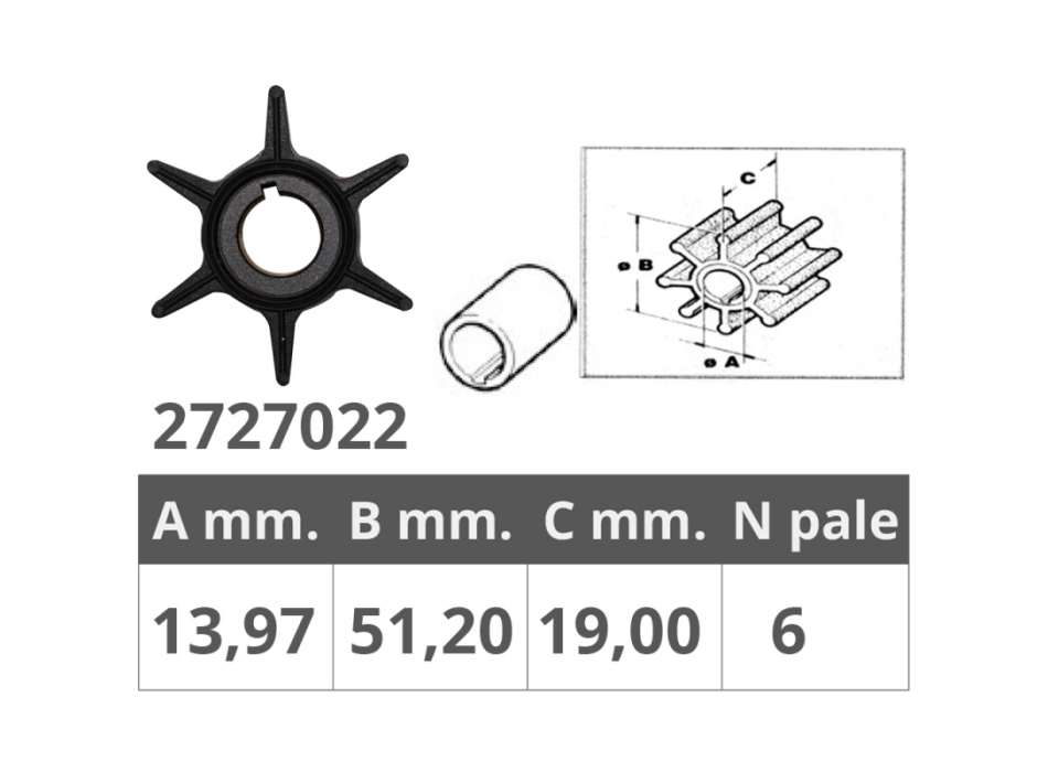 GIRANTE YAMAHA 2T 20-25 HP