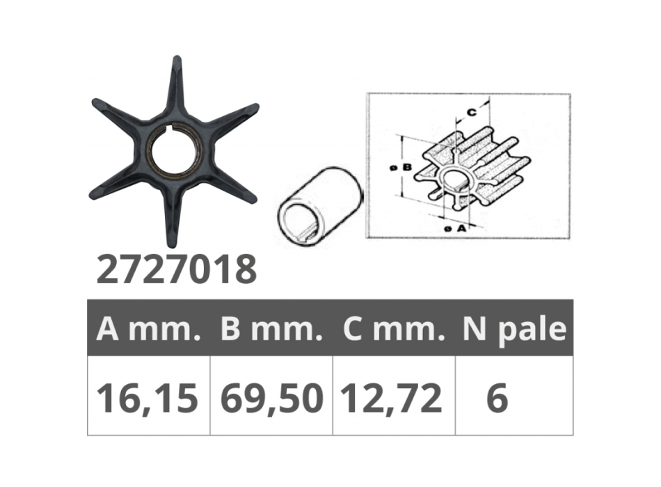 GIRANTE YAMAHA 2T 25-30 HP