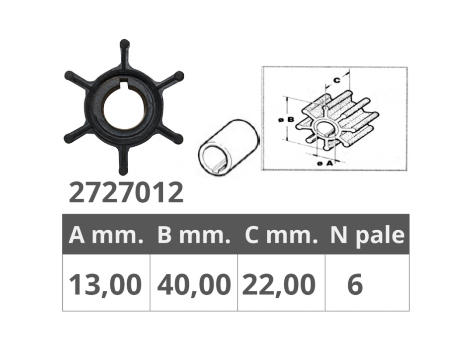GIRANTE YAMAHA-MERCURY 2/4T 8-15 HP